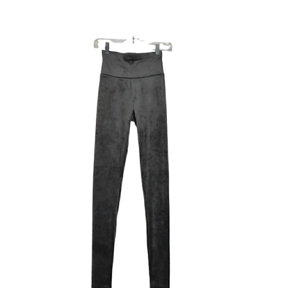 Aerie Offline High Rise After Party Velour Leggings Gray Size S